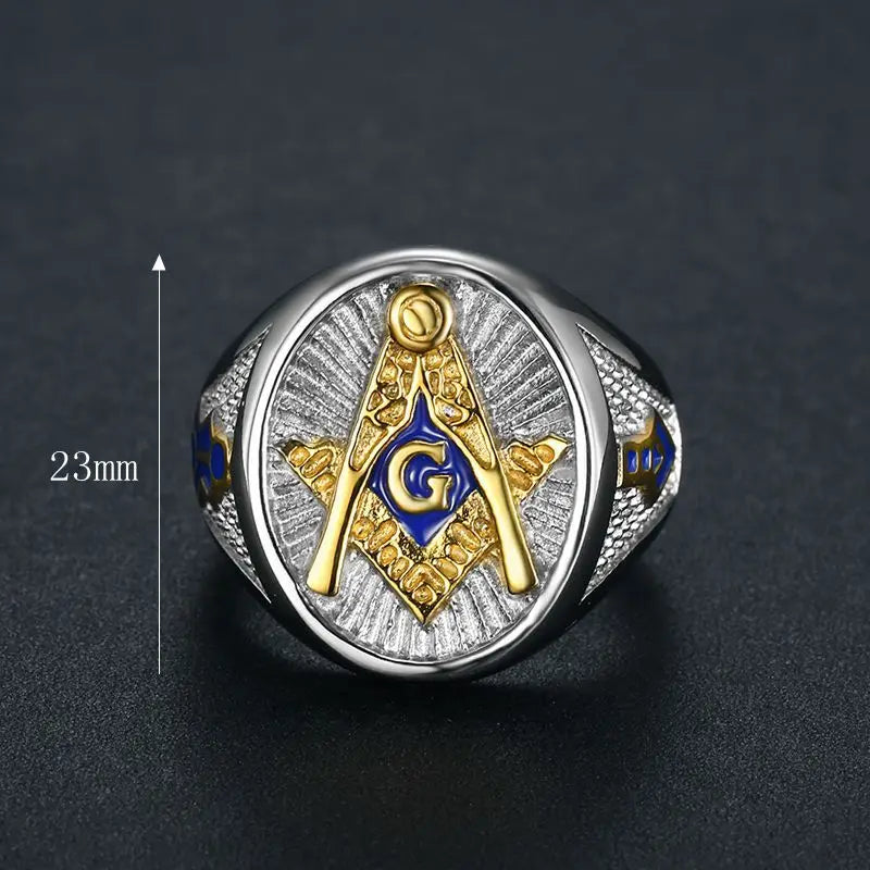 Face dimension diagram for oval sunburst Masonic ring